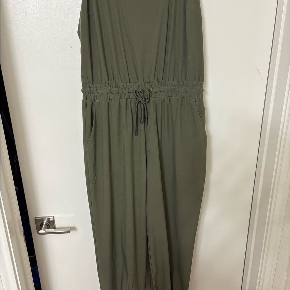 Abercrombie Olive Green Jumpsuit